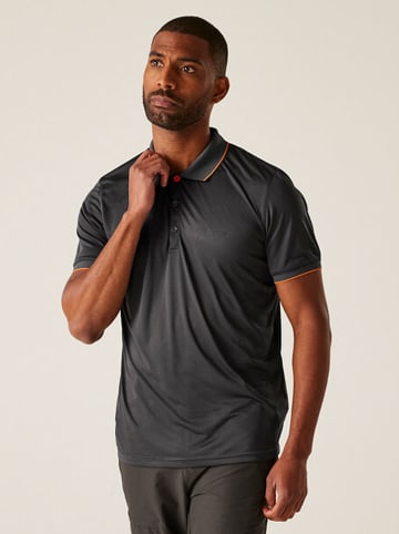 Regatta Funktionspoloshirt "Remex II" in Schwarz
