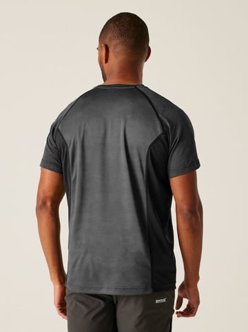Regatta Trainingsshirt "Corballis II" in Anthrazit/ Schwarz