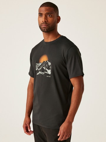 Regatta Funktionsshirt "Fingal Stretch" in Schwarz
