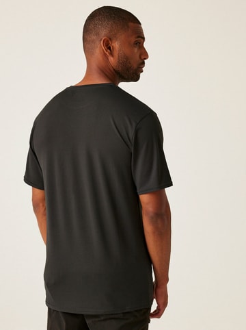 Regatta Funktionsshirt "Fingal Stretch" in Schwarz