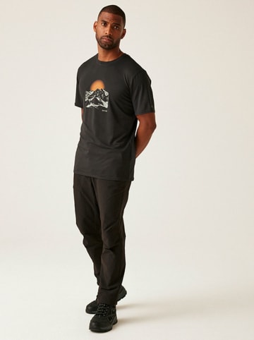 Regatta Funktionsshirt "Fingal Stretch" in Schwarz