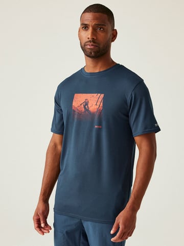 Regatta Funktionsshirt "Fingal Stretch" in Dunkelblau