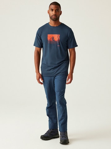 Regatta Funktionsshirt "Fingal Stretch" in Dunkelblau