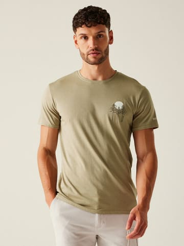 Regatta Koszulka "Breezed V" w kolorze khaki