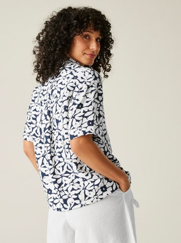 Regatta Bluse "Salise" in Weiß/ Dunkelblau