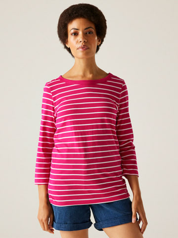 Regatta Longsleeve "Baylette II" in Pink/ Weiß
