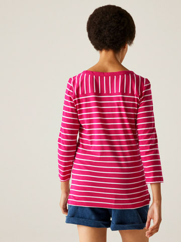 Regatta Longsleeve "Baylette II" in Pink/ Weiß