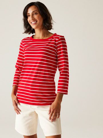 Regatta Longsleeve "Baylette II" in Rot/ Weiß