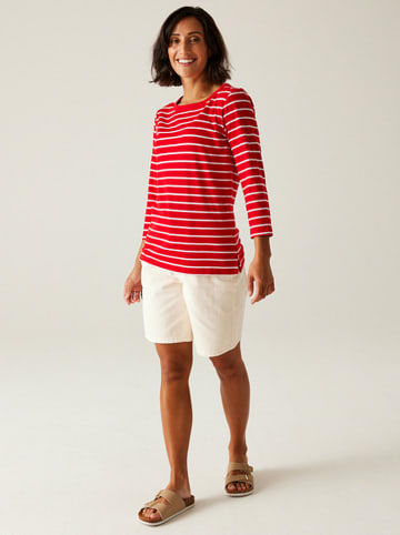 Regatta Longsleeve "Baylette II" in Rot/ Weiß