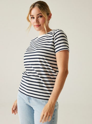 Regatta Shirt "Bayletta" in Weiß/ Dunkelblau