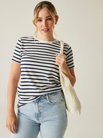 Regatta Shirt "Bayletta" in Weiß/ Dunkelblau