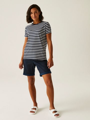 Regatta Shirt "Bayletta" in Weiß/ Dunkelblau