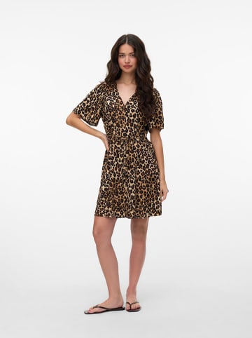 Vero Moda Kleid in Hellbraun/ Braun