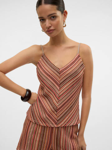 Vero Moda Top in Beige/ Bunt