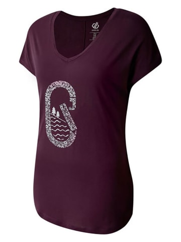 Dare 2b Koszulka sportowa "Serene Tee" w kolorze fioletowym