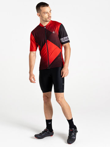 Dare 2b Fahrradtrikot "Pedal II" in Rot/ Schwarz