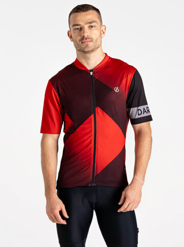 Dare 2b Fahrradtrikot "Pedal II" in Rot/ Schwarz