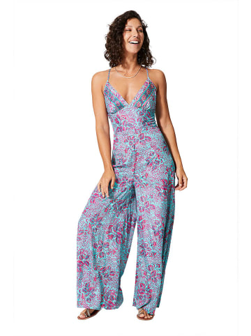 Ipanima Jumpsuit in Türkis/ Pink/ Lila