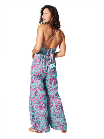 Ipanima Jumpsuit in Türkis/ Pink/ Lila