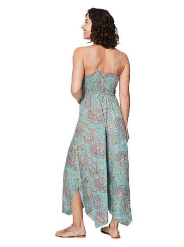 Ipanima Jumpsuit in Türkis/ Pink/ Beige
