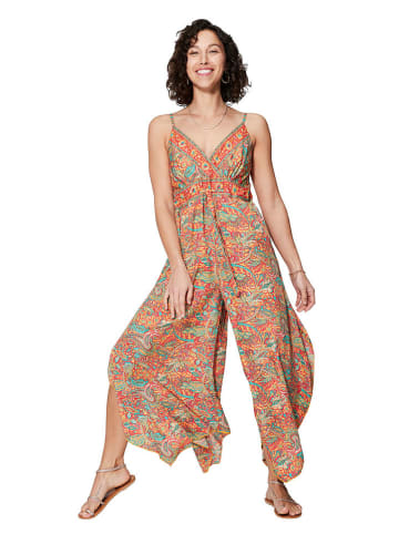 Ipanima Jumpsuit in Türkis/ Rot/ Gelb