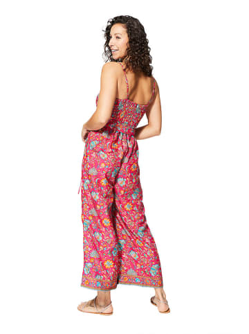 Ipanima Jumpsuit in Türkis/ Rot/ Gelb