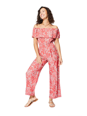 Ipanima Jumpsuit in Türkis/ Rot