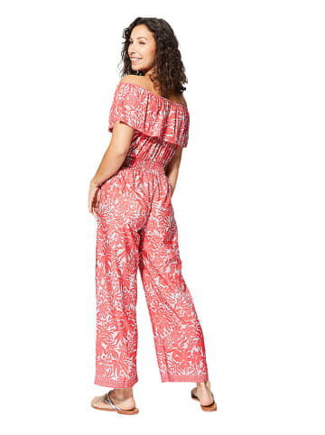 Ipanima Jumpsuit in Türkis/ Rot