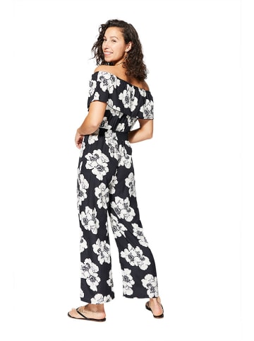 Ipanima Jumpsuit in Schwarz/ Weiß