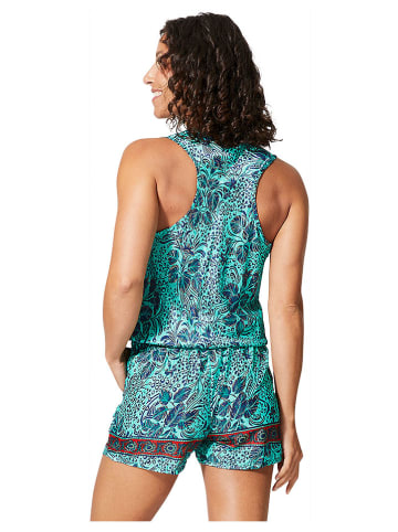 Ipanima Jumpsuit turquoise/donkerblauw