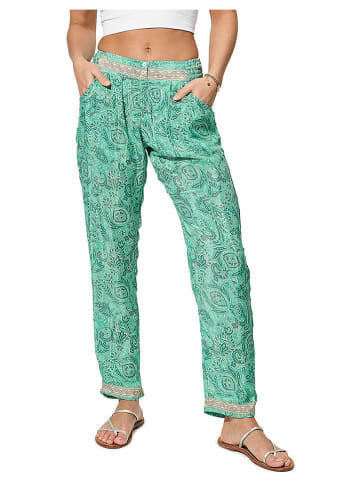 Ipanima Broek groen/zwart/crème