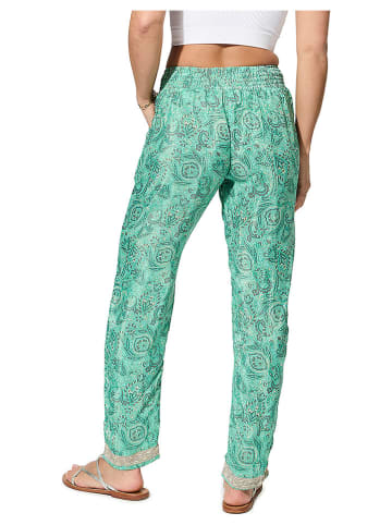 Ipanima Broek groen/zwart/crème