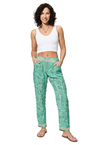 Ipanima Broek groen/zwart/crème