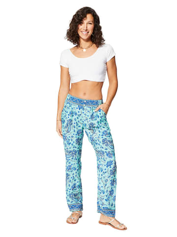 Ipanima Broek lichtblauw/zwart/wit