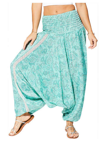 Ipanima Broek turquoise/grijs/wit