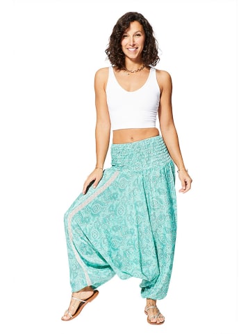 Ipanima Broek turquoise/grijs/wit