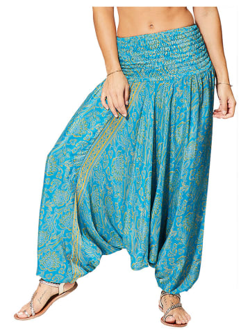 Ipanima Broek lichtblauw/geel