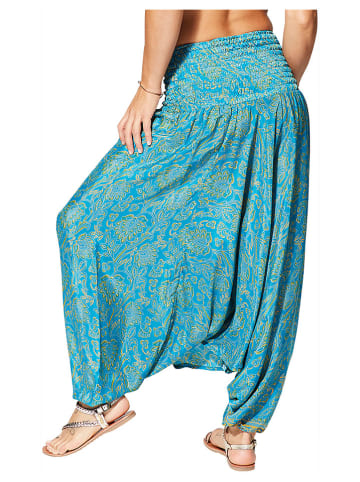 Ipanima Broek lichtblauw/geel