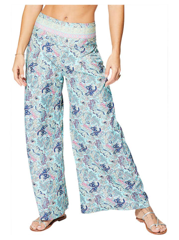 Ipanima Marlenehose in Hellblau/ Bunt
