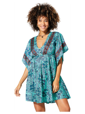 Ipanima Kleid in Türkis/ Dunkelblau