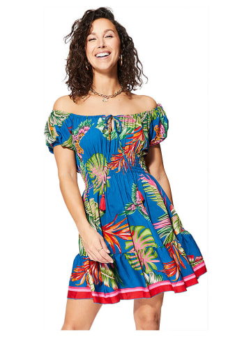 Ipanima Kleid in Blau/ Bunt