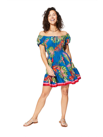 Ipanima Kleid in Blau/ Bunt