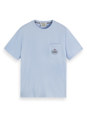 Scotch & Soda Koszulka w kolorze błękitnym