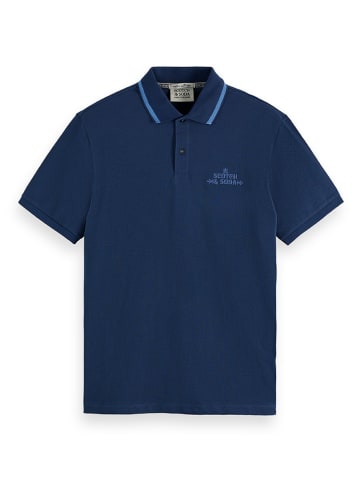 Scotch & Soda Koszulka polo w kolorze granatowym