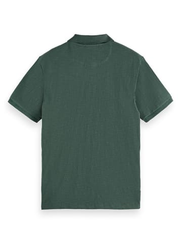 Scotch & Soda Koszulka polo w kolorze zielonym