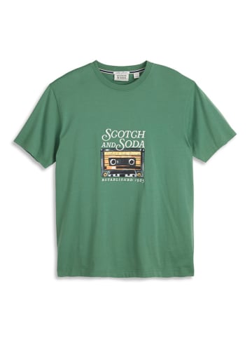 Scotch & Soda Koszulka w kolorze zielonym