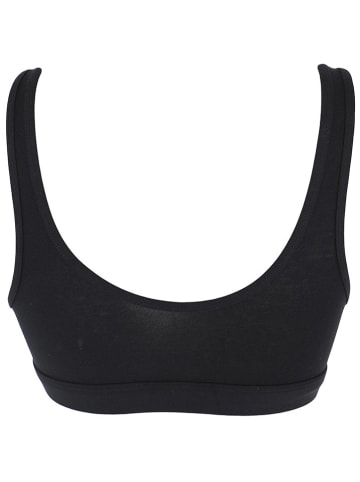 COTONELLA Top w kolorze czarnym