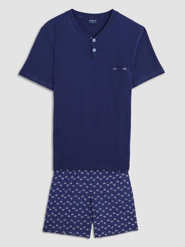 COTONELLA Pyjama in Dunkelblau