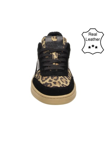 Bullboxer Leren sneakers zwart/lichtbruin