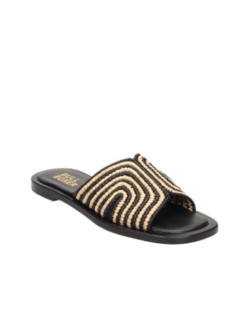 Bullboxer Hausschuhe in Schwarz/ Beige